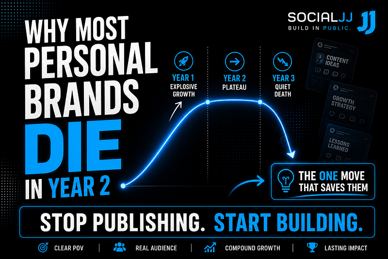 Why Most Personal Brands Die in Year 2 (And the One Move That Saves Them)