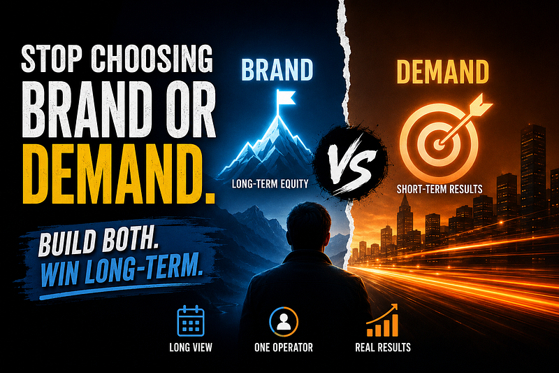 The Brand vs. Demand Debate Is a Trap. Here’s What Actually Wins.