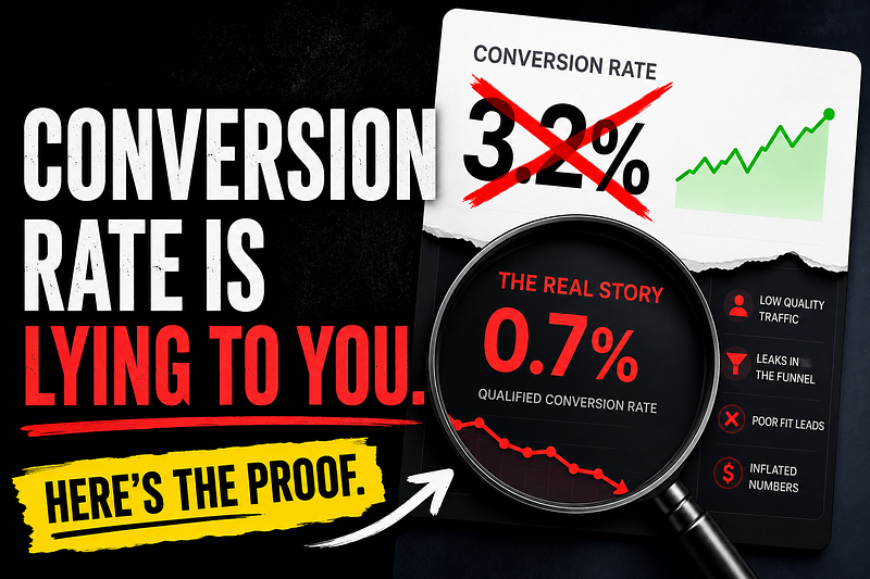 Your Conversion Rate Is Lying to You. Here’s the Proof.