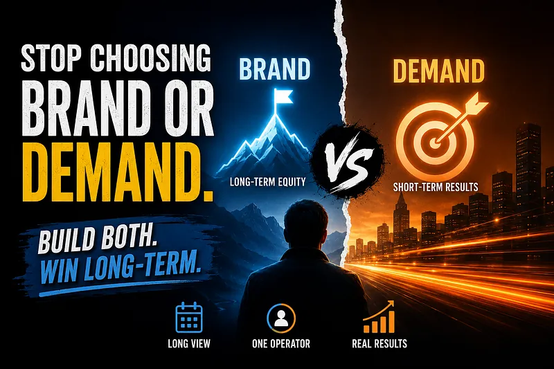 The Brand vs. Demand Debate Is a Trap. Here’s What Actually Wins.
